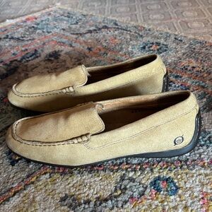 Born Women's Tan Suede Loafers
